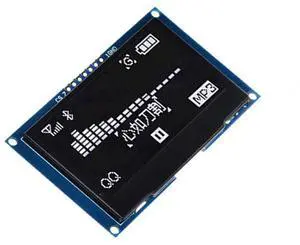 TERRA HAVEN 2.42" SSD1309 128x64 OLED Display Module 2.42 Inch OLED LCD Display Module IIC I2C 4 Pin or SPI 7 Pin Optional TERRA HAVEN 2.42" SSD1309 128x64 OLED Display Module 2.42 Inch OLED LCD Display Module IIC I2C 4 Pin or SPI 7 Pin Optional