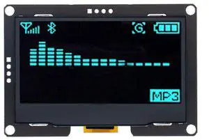 TERRA HAVEN 2.42" SSD1309 128x64 OLED Display Module 2.42 Inch OLED LCD Display Module IIC I2C 4 Pin or SPI 7 Pin Optional TERRA HAVEN 2.42" SSD1309 128x64 OLED Display Module 2.42 Inch OLED LCD Display Module IIC I2C 4 Pin or SPI 7 Pin Optional