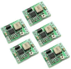TERRA HAVEN 5pcs MP1584EN 3A Mini DC-DC Buck 24V to 12V 9V 5V 3V Adjustable Step Down Module Replace LM2596 for Arduino Raspberry Pi Robort Parts TERRA HAVEN 5pcs MP1584EN 3A Mini DC-DC Buck 24V to 12V 9V 5V 3V Adjustable Step Down Module Replace LM2596 for Arduino Raspberry Pi Robort Parts