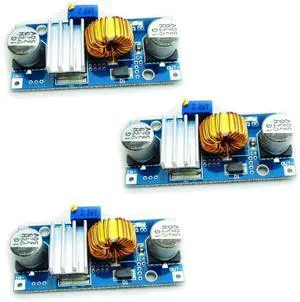 TERRA HAVEN 3pcs XL4015 4-38V to 1.25-36V 5A DC Buck Converter Step Down Module 5A DC Adjustable Step-Down Module XL4015 4~38v 96% TERRA HAVEN 3pcs XL4015 4-38V to 1.25-36V 5A DC Buck Converter Step Down Module 5A DC Adjustable Step-Down Module XL4015 4~38v 96%