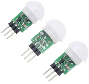 TERRA HAVEN 3pcs AM312 Mini Pyroelectric PIR Human Sensor Module PIR Infrared IR Sensor Body Manual Motion Infrared IR Detector TERRA HAVEN 3pcs AM312 Mini Pyroelectric PIR Human Sensor Module PIR Infrared IR Sensor Body Manual Motion Infrared IR Detector