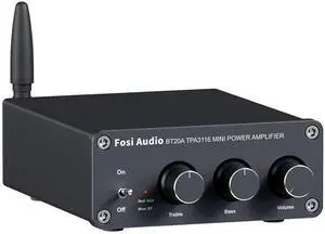 BT20A Bluetooth Stereo Amplifier, 2 Channel Home Audio Component Amplifiers for Passive Speakers, Mini Class D Amp Receiver 200W for Indoor/Outdoor/Garage/Ceiling/Bookshelf Speaker BT20A Bluetooth Stereo Amplifier, 2 Channel Home Audio Component Amplifiers for Passive Speakers, Mini Class D Amp Receiver 200W for Indoor/Outdoor/Garage/Ceiling/Bookshelf Speaker