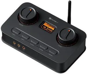 K7 DAC Headphone Amp, Desktop USB C Digital to Analog Audio Converter for Workspace and Gaming PC PS5, Optical/Coaxial/Bluetooth aptX HD LL/Microphone Input, 3.5mm/4.4mm Balanced/RCA Output K7 DAC Headphone Amp, Desktop USB C Digital to Analog Audio Converter for Workspace and Gaming PC PS5, Optical/Coaxial/Bluetooth aptX HD LL/Microphone Input, 3.5mm/4.4mm Balanced/RCA Output