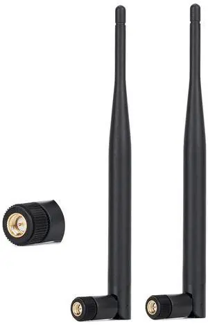 Bluetooth Antenna WiFi SMA Male PC 2.4GHz 6dBi Single Band Boost Bluetooth Audio Range for Home Office Wireless Network Router IP Camera Amplifier Wireless Range Extender 2 Pack (SMA-Male) Bluetooth Antenna WiFi SMA Male PC 2.4GHz 6dBi Single Band Boost Bluetooth Audio Range for Home Office Wireless Network Router IP Camera Amplifier Wireless Range Extender 2 Pack (SMA-Male)