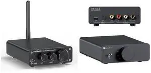 Q6 Mini Desktop DAC,BT10A Bluetooth 5.0 Stereo Audio Amplifier Receiver 2 Channel Class D Mini Hi-Fi Integrated Amp Q6 Mini Desktop DAC,BT10A Bluetooth 5.0 Stereo Audio Amplifier Receiver 2 Channel Class D Mini Hi-Fi Integrated Amp