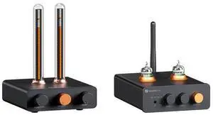 Music Visualizer, Sound Pickup Spectrum Analyzer, Vintage Tube RGB Ambient Light and GR40 Tube Preamplifier with DAC, Stereo Headphone Amplifier 3.5mm Home Audio for Active Speakers/Headpho Music Visualizer, Sound Pickup Spectrum Analyzer, Vintage Tube RGB Ambient Light and GR40 Tube Preamplifier with DAC, Stereo Headphone Amplifier 3.5mm Home Audio for Active Speakers/Headpho