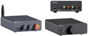 Q6 Mini Desktop DAC, BT20A Pro Bluetooth 5.0 Amplifier, 300W x2 Wireless Amp Q6 Mini Desktop DAC, BT20A Pro Bluetooth 5.0 Amplifier, 300W x2 Wireless Amp