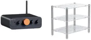 Acrylic Amplifier Rack and HT4S Bluetooth Amplifier for Outdoor Speakers, 4 Channel Power Amp Acrylic Amplifier Rack and HT4S Bluetooth Amplifier for Outdoor Speakers, 4 Channel Power Amp