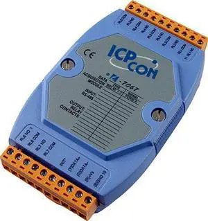 I-7067: 7 Channel Relay Output Data Acquisition Module communicable Over RS-485 I-7067: 7 Channel Relay Output Data Acquisition Module communicable Over RS-485