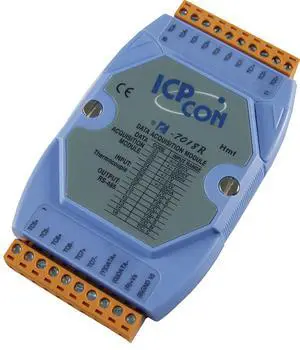 I-7018R (with ESD Protection) 8 Channel Voltage & Current Thermocouple Input Data Acquisition Module communicable Over RS-485 I-7018R (with ESD Protection) 8 Channel Voltage & Current Thermocouple Input Data Acquisition Module communicable Over RS-485