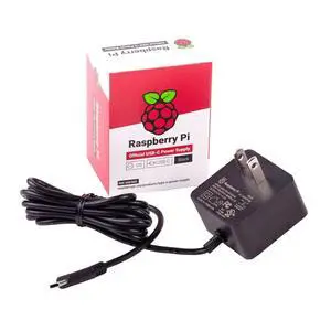 Raspberry Pi 15W USB-C Power Supply US - Black Raspberry Pi 15W USB-C Power Supply US - Black