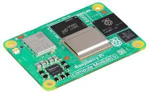Raspberry Pi Compute Module 5 Wireless, 16GB RAM, 16GB eMMC, Quad-Core Arm Cortex-A76, Dual 4Kp60 HDMI, Wi-Fi and Bluetooth - CM5116016 Raspberry Pi Compute Module 5 Wireless, 16GB RAM, 16GB eMMC, Quad-Core Arm Cortex-A76, Dual 4Kp60 HDMI, Wi-Fi and Bluetooth - CM5116016