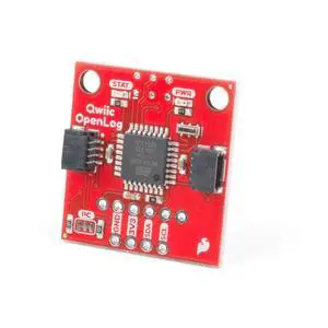 Qwiic OpenLog Open-Source datalogging Board Works Over I2C Supports microSD FAT16/32 Cards up to 32GB Configurable baud Rates up to 115200bps Preprogrammed ATmega328 with Optiboot bootloader Qwiic OpenLog Open-Source datalogging Board Works Over I2C Supports microSD FAT16/32 Cards up to 32GB Configurable baud Rates up to 115200bps Preprogrammed ATmega328 with Optiboot bootloader