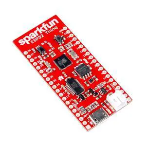 ESP32 Thing Developement Board WiFi & microcontroller Compatible with Bluetooth for IoT & prototyping Projects w/Integrated LiPo Battery Charger 4MB Flash Memory 3 to 3.6V Operating Range ESP32 Thing Developement Board WiFi & microcontroller Compatible with Bluetooth for IoT & prototyping Projects w/Integrated LiPo Battery Charger 4MB Flash Memory 3 to 3.6V Operating Range
