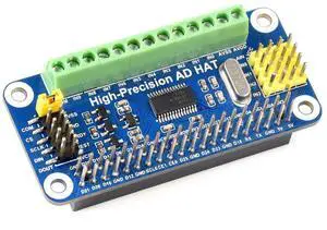 10-Channel 32Bit ADC HAT AD Expansion Board for RasPi RPI Raspberry Pi Zero 2 W 2W 3 4 Model B 5 Analog-to-Digital Converter Projects Accessories 10-Channel 32Bit ADC HAT AD Expansion Board for RasPi RPI Raspberry Pi Zero 2 W 2W 3 4 Model B 5 Analog-to-Digital Converter Projects Accessories