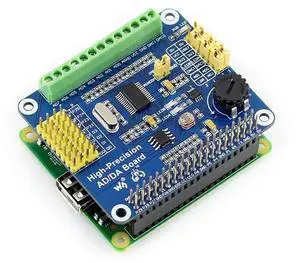 High-Precision ADC DAC Analog to Digital Expansion Board Shield HAT for RasPi RPI Raspberry Pi Zero 2 W WH 3 3B 4 Model B 4b 5 Projects Zero2 Pi4b pi5 Starter Kit Coding Accessories High-Precision ADC DAC Analog to Digital Expansion Board Shield HAT for RasPi RPI Raspberry Pi Zero 2 W WH 3 3B 4 Model B 4b 5 Projects Zero2 Pi4b pi5 Starter Kit Coding Accessories