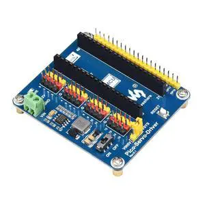 16-Channel 16-Bit PWM Servo Motor Driver Module Shield Expander Extension Expansion Board HAT for RPI Raspberry Pi PICO 2 W H WH RP2040 RP2350 Accessories 16-Channel 16-Bit PWM Servo Motor Driver Module Shield Expander Extension Expansion Board HAT for RPI Raspberry Pi PICO 2 W H WH RP2040 RP2350 Accessories