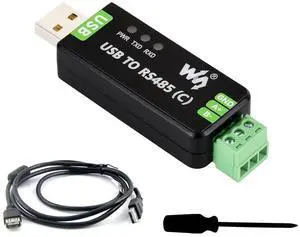 USB to RS485 Adapter Industrial Isolated Converter with Original FT232RNL Chip, 300bps ~ 512000bps Baud Rate, up to 1.2km RS485 Transmission Distance, Onboard Isolated Transceiver, TVS, etc. USB to RS485 Adapter Industrial Isolated Converter with Original FT232RNL Chip, 300bps ~ 512000bps Baud Rate, up to 1.2km RS485 Transmission Distance, Onboard Isolated Transceiver, TVS, etc.