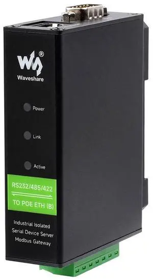 RS232/485/422 to RJ45 ETH Module Serial Server Modbus Gateway MQTT Gateway TCP/IP to Serial, with PoE Function, Bi-Directional Transparent Data Transmission Between RS232/485/422 and Ethernet RS232/485/422 to RJ45 ETH Module Serial Server Modbus Gateway MQTT Gateway TCP/IP to Serial, with PoE Function, Bi-Directional Transparent Data Transmission Between RS232/485/422 and Ethernet