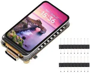ESP32-C5 Development Board with 1.47inch LCD Display | RISC-V 32-bit Processor, 2.4GHz/5GHz Wi-Fi 6/BLE5/Zigbee 3.0/Thread Support, 172×320 262K Color Display, 4MB Flash ESP32-C5 Development Board with 1.47inch LCD Display | RISC-V 32-bit Processor, 2.4GHz/5GHz Wi-Fi 6/BLE5/Zigbee 3.0/Thread Support, 172×320 262K Color Display, 4MB Flash