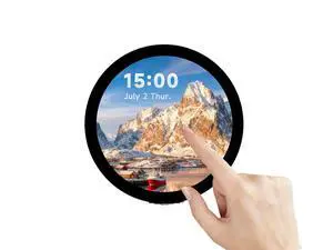 1.85inch Touch LCD Module Compatible with ESP32-S3/Pico/STM32 | 360×360 Pixels 262K Colors IPS Display, Capacitive Touch, 450 cd/ Brightness, QSPI and I2C Communication, 3.3V / 5V 1.85inch Touch LCD Module Compatible with ESP32-S3/Pico/STM32 | 360×360 Pixels 262K Colors IPS Display, Capacitive Touch, 450 cd/ Brightness, QSPI and I2C Communication, 3.3V / 5V