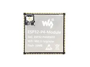 ESP32-P4-Module Based on ESP32-P4 and ESP32-C6 Dual Chips, MCU with RISC-V 32-bit Dual-core and Single-core Processors, Supports 2.4GHz Wi-Fi and Bluetooth 5.3, 32MB PSRAM, 16MB Nor Flash ESP32-P4-Module Based on ESP32-P4 and ESP32-C6 Dual Chips, MCU with RISC-V 32-bit Dual-core and Single-core Processors, Supports 2.4GHz Wi-Fi and Bluetooth 5.3, 32MB PSRAM, 16MB Nor Flash