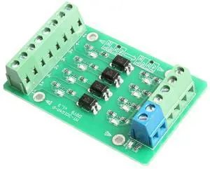 NOYITO 4-Channel Optocoupler Photoelectric Isolator Module Level Voltage Converter Module PLC Signal Converter Module PNP NPN to PNP (5V to 12V) NOYITO 4-Channel Optocoupler Photoelectric Isolator Module Level Voltage Converter Module PLC Signal Converter Module PNP NPN to PNP (5V to 12V)