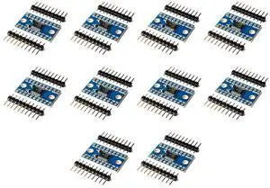 NOYITO TXS0108E High Speed Full Duplex 8 Channel Level Conversion Module 3. 3V 5V 8-Bit 8 CH Logic Level Bi-Directional Converter Module (Pack of 10) NOYITO TXS0108E High Speed Full Duplex 8 Channel Level Conversion Module 3. 3V 5V 8-Bit 8 CH Logic Level Bi-Directional Converter Module (Pack of 10)