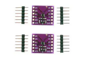 NOYITO TXB0104 4-Bit Bidirectional Voltage-Level Translator with Automatic Direction Sensing and 15-kV ESD Protection (Pack of 2) NOYITO TXB0104 4-Bit Bidirectional Voltage-Level Translator with Automatic Direction Sensing and 15-kV ESD Protection (Pack of 2)