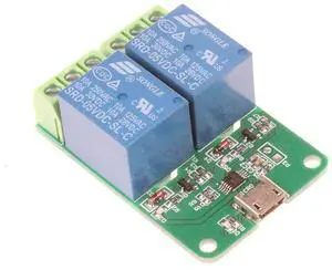 NOYITO HID Drive-Free USB Computer Control Switch Relay Module USB Smart Switch Control Plug and Play (2-Channel Micro-USB) NOYITO HID Drive-Free USB Computer Control Switch Relay Module USB Smart Switch Control Plug and Play (2-Channel Micro-USB)
