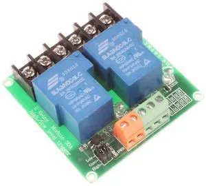 NOYITO 30A 2 Channel Relay Module High Low Level Trigger with Optocoupler Isolation Load DC 30V AC 250V 30A for PLC Automation Equipment Control Industrial Control (2 Channel 24V) NOYITO 30A 2 Channel Relay Module High Low Level Trigger with Optocoupler Isolation Load DC 30V AC 250V 30A for PLC Automation Equipment Control Industrial Control (2 Channel 24V)
