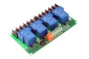 NOYITO 30A 4 Channel Relay Module High Low Level Trigger with Optocoupler Isolation Load DC 30V AC 250V 30A for PLC Automation Equipment Control Industrial Control (4-Channel 24V) NOYITO 30A 4 Channel Relay Module High Low Level Trigger with Optocoupler Isolation Load DC 30V AC 250V 30A for PLC Automation Equipment Control Industrial Control (4-Channel 24V)