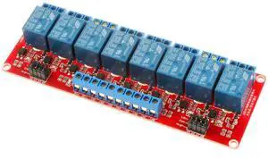 NOYITO 8-Channel Relay Module High Low Level Trigger with OPTO-Isolated Load DC 30V AC 250V 10A for PLC Automation Equipment Control Industrial Control (8 Channel 12V) NOYITO 8-Channel Relay Module High Low Level Trigger with OPTO-Isolated Load DC 30V AC 250V 10A for PLC Automation Equipment Control Industrial Control (8 Channel 12V)