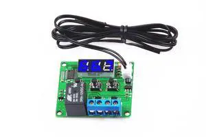 NOYITO Digital Temperature Controller Module -58 to +257 Temperature Control Switch NTC Waterproof Sensor Probe - Blue LED Display Suitable for Kinds of Temperature Control System (12V) NOYITO Digital Temperature Controller Module -58 to +257 Temperature Control Switch NTC Waterproof Sensor Probe - Blue LED Display Suitable for Kinds of Temperature Control System (12V)