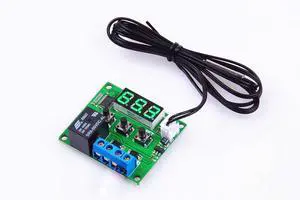 NOYITO Digital Temperature Controller Module -58 to +257 Temperature Control Switch NTC Waterproof Sensor Probe - Green LED Display Suitable for kinds of temperature control system (5V) NOYITO Digital Temperature Controller Module -58 to +257 Temperature Control Switch NTC Waterproof Sensor Probe - Green LED Display Suitable for kinds of temperature control system (5V)