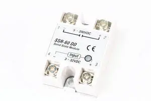NOYITO SSR-60DD 60A Single Phase Contactless Mute Solid State Relay DC Control DC Input Control Voltage DC3-32V Control Load Voltage DC 5-200V NOYITO SSR-60DD 60A Single Phase Contactless Mute Solid State Relay DC Control DC Input Control Voltage DC3-32V Control Load Voltage DC 5-200V