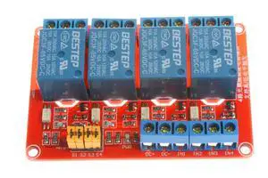 NOYITO 4-Channel Relay Module 5V 12V 24V High Low Level Trigger with Optocoupler Isolation Relay Load AC 250V 10A DC 30V 10A (DC 24, Red) NOYITO 4-Channel Relay Module 5V 12V 24V High Low Level Trigger with Optocoupler Isolation Relay Load AC 250V 10A DC 30V 10A (DC 24, Red)
