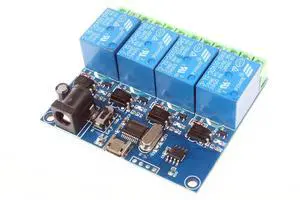 NOYITO 4-Channel Micro USB Relay Module USB Smart Control Switch USB Intelligent Control Switch NOYITO 4-Channel Micro USB Relay Module USB Smart Control Switch USB Intelligent Control Switch