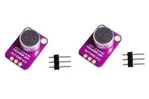 NOYITO MAX4466 Electret Microphone Amplifier Adjustable Gain (Pack of 2) NOYITO MAX4466 Electret Microphone Amplifier Adjustable Gain (Pack of 2)