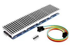 NOYITO MAX7219 Dot Matrix Module 4 in 1 Display Module Blue Red Green Three Colors with 5Pin Wire Suitable for Microcontroller - Upgrade (Green) NOYITO MAX7219 Dot Matrix Module 4 in 1 Display Module Blue Red Green Three Colors with 5Pin Wire Suitable for Microcontroller - Upgrade (Green)