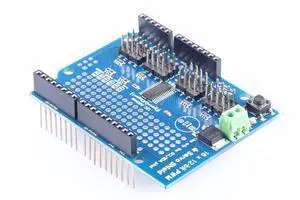 PWM Servo Driver Module 16 Channel 12-bit PWM Servo Drive Shield Board EK1690 PWM Servo Driver Module 16 Channel 12-bit PWM Servo Drive Shield Board EK1690