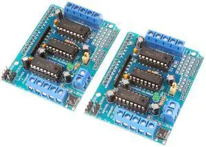 NOYITO L293D Drive Module Motor Drive Shield Expansion Board Motor Control Board (Pack of 2) NOYITO L293D Drive Module Motor Drive Shield Expansion Board Motor Control Board (Pack of 2)