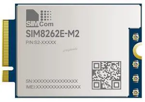 Original 5G SIM8262E-M2 SIMCom Module with Qualcomm Snapdragon X62, M.2 Form Factor @(SIM8262E-M2) Original 5G SIM8262E-M2 SIMCom Module with Qualcomm Snapdragon X62, M.2 Form Factor @(SIM8262E-M2)