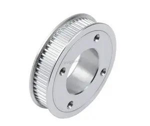 2GT 60 Teeth Aluminum Timing Pulley, 19mm Center Bore Diameter, with 4 Flat Holes, Wear Resisting @ 2GT 60 Teeth Aluminum Timing Pulley, 19mm Center Bore Diameter, with 4 Flat Holes, Wear Resisting @