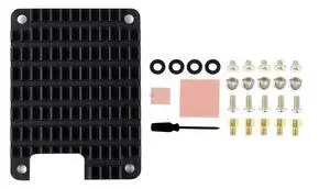 Aluminum Heatsink for Raspberry Pi Compute Module 4 CM4 Better Heat Dissipation Corrosion/Oxidation Resisting Notched for Antenna @(CM4-HEATSINK) Aluminum Heatsink for Raspberry Pi Compute Module 4 CM4 Better Heat Dissipation Corrosion/Oxidation Resisting Notched for Antenna @(CM4-HEATSINK)