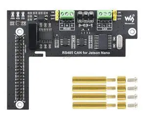 for Jetson Nano Digital Isolation RS485 CAN Expansion Board Built-in Protection Circuit SPI Interface Onboard Transceiver SP3485 @ for Jetson Nano Digital Isolation RS485 CAN Expansion Board Built-in Protection Circuit SPI Interface Onboard Transceiver SP3485 @