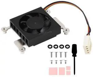 Dedicated 3007 Cooling Fan for Raspberry Pi Compute Module 4 CM4 Low Noise with Thermal Tapes Fast Heat Dissipation @(CM4-FAN-3007-12V) Dedicated 3007 Cooling Fan for Raspberry Pi Compute Module 4 CM4 Low Noise with Thermal Tapes Fast Heat Dissipation @(CM4-FAN-3007-12V)