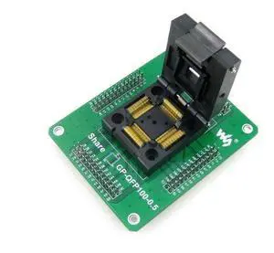 GP-QFP100-0.5 MCU IC Test Socket Programming Adapter for IC51-1004-809 QFP100 TQFP100 LQFP100 Pitch 0.5 Yamaichi @XYG GP-QFP100-0.5 MCU IC Test Socket Programming Adapter for IC51-1004-809 QFP100 TQFP100 LQFP100 Pitch 0.5 Yamaichi @XYG