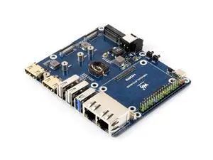 Gigabit / 2.5G Dual Ethernet Base Board for Raspberry Pi Compute Module 5, Dual RJ45 Ethernet Ports, Supports Dual 4K Display Outputs and Dual MIPI Interfaces @(CM5-DUAL-ETH-BASE) Gigabit / 2.5G Dual Ethernet Base Board for Raspberry Pi Compute Module 5, Dual RJ45 Ethernet Ports, Supports Dual 4K Display Outputs and Dual MIPI Interfaces @(CM5-DUAL-ETH-BASE)