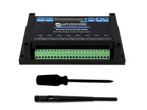 Industrial 8-Channel ESP32-S3 WiFi Relay Module, Built-in Xtensa 32-bit LX7 Dual-core Processor, Onboard Isolated RS485 Interface @(ESP32-S3-ETH-8DI-8RO) Industrial 8-Channel ESP32-S3 WiFi Relay Module, Built-in Xtensa 32-bit LX7 Dual-core Processor, Onboard Isolated RS485 Interface @(ESP32-S3-ETH-8DI-8RO)